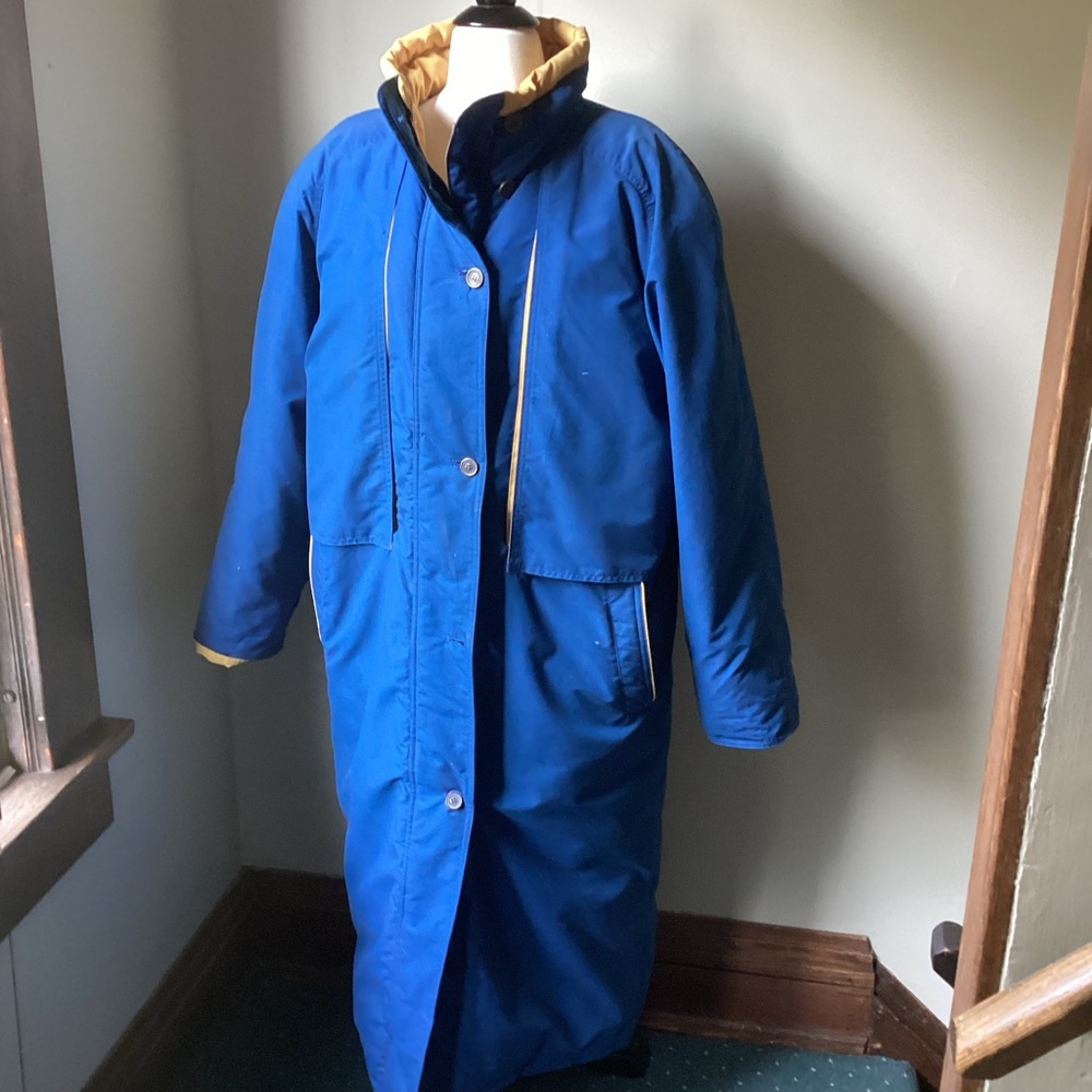 London Fog Full Length Puffer Stadium Coat